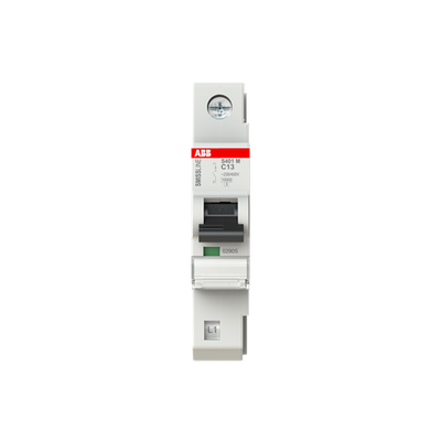 Miniature Circuit Breaker - S400 - 1P - 13 A - C - (230 V AC) 10 kA