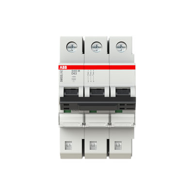 Miniature Circuit Breaker - S400 - 3P - 63 A - D - (230 V AC) 10 kA