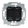 Power supply insert with USB A/C