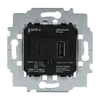 Power supply insert with USB A/C