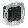 Power supply insert with USB A/C