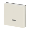 Control Element for Switch/dimmer Single push button with Neon lamp ivory white - Platform 63