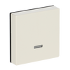 Control Element for Switch/dimmer Single push button with Neon lamp ivory white - Platform 63