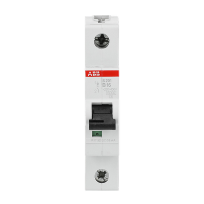 Miniature Circuit Breaker - S200 - 1P - 16 A - B - (AC) 6 kA