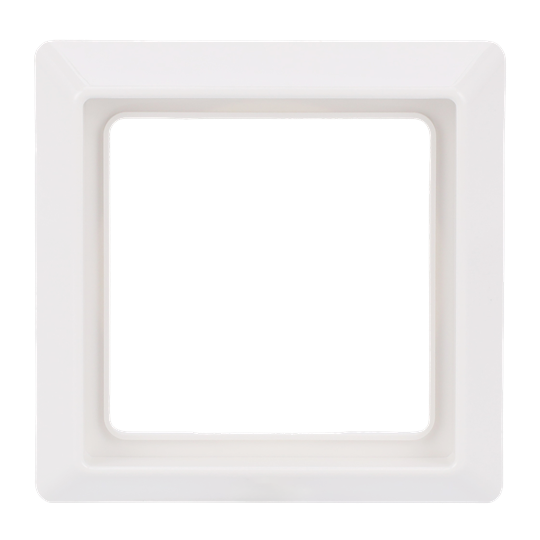 Cover frame 1-gang(s) alpine white - Allwetter 44 (IP 44)