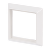 Cover frame 1-gang(s) alpine white - Allwetter 44 (IP 44)