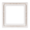 Cover frame 1-gang(s) alpine white - Allwetter 44 (IP 44)