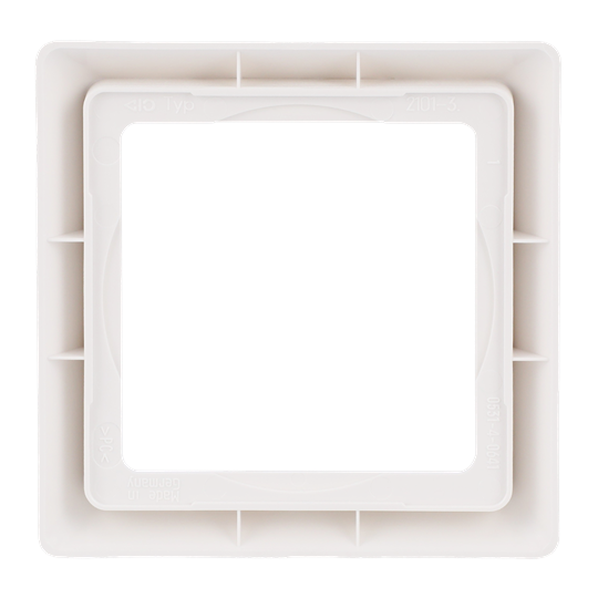 Cover frame 1-gang(s) alpine white - Allwetter 44 (IP 44) – Görsel 2 / 4
