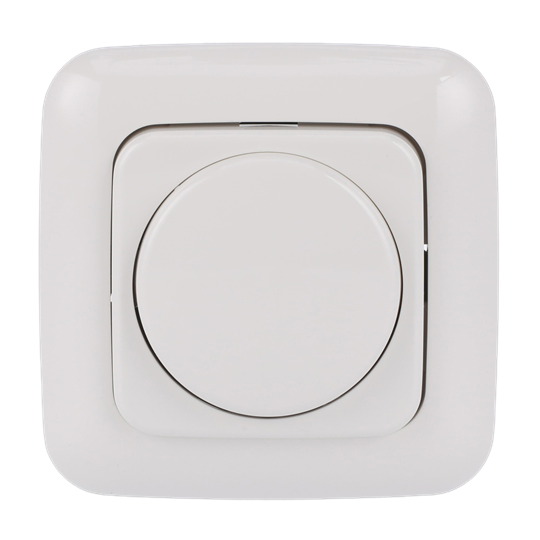 LED Dimmer set with Neon lamp alpine white - Reflex SI