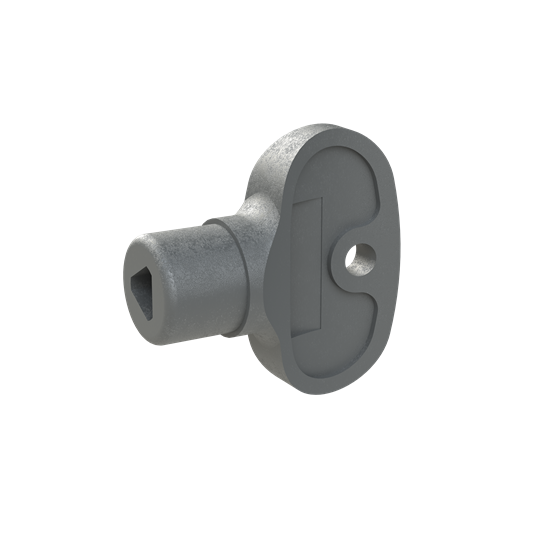 TRIANGULAR KEY SR RAL 7012