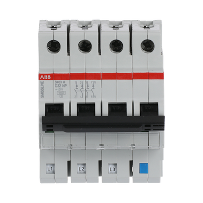 Miniature Circuit Breaker - S400NP - 4P - 32 A - C - (230 V AC) 10 kA