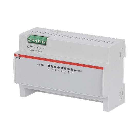 IS/S8.1.1 IP Switch, 8 Ports, Fast Ethernet, MDRC – Görsel 4 / 4