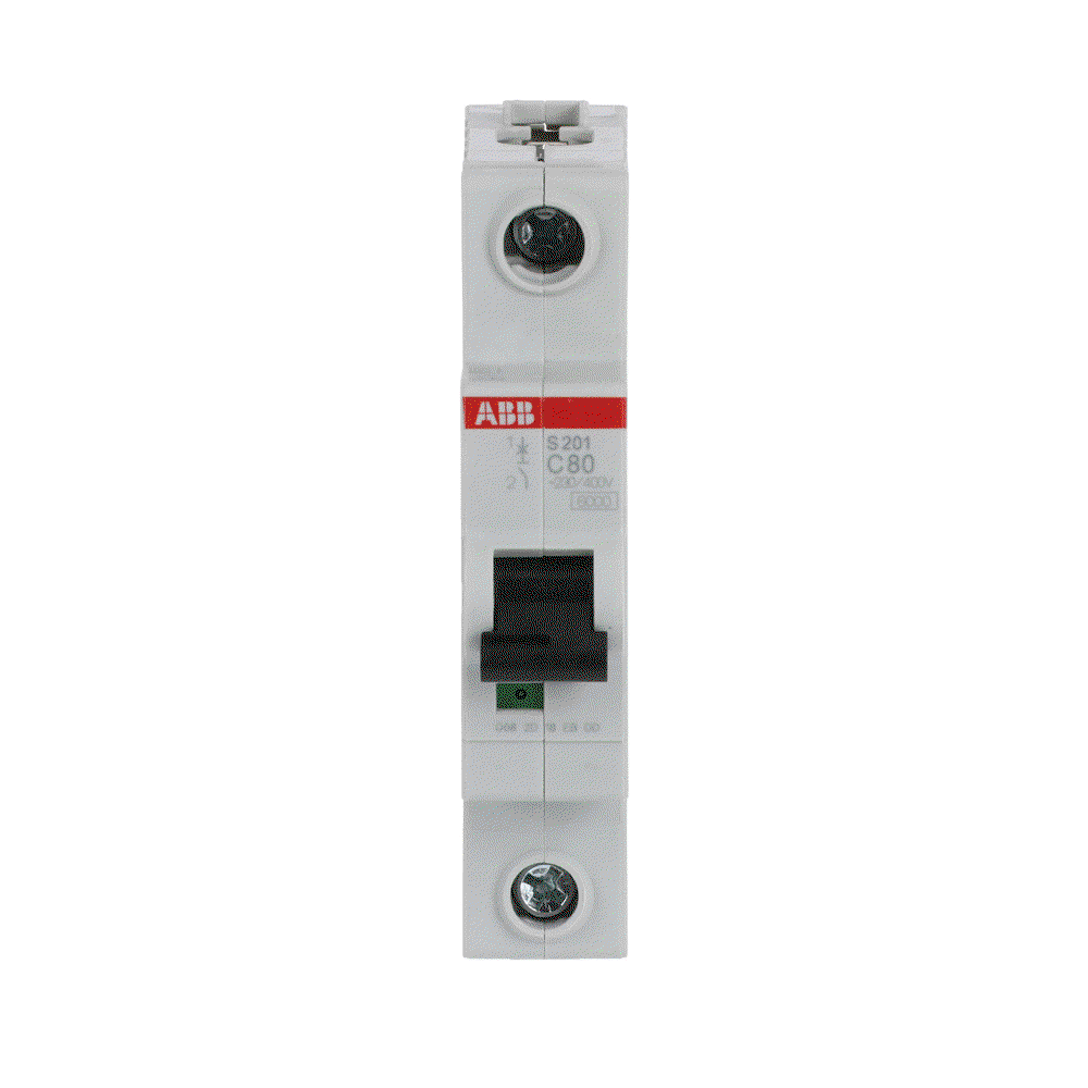 Miniature Circuit Breaker - S200 80-100A - 1P - 80 A - C - (AC) 6 kA