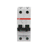 Miniature Circuit Breaker - S200 - 1P+N - 2 A - C - (AC) 6 kA