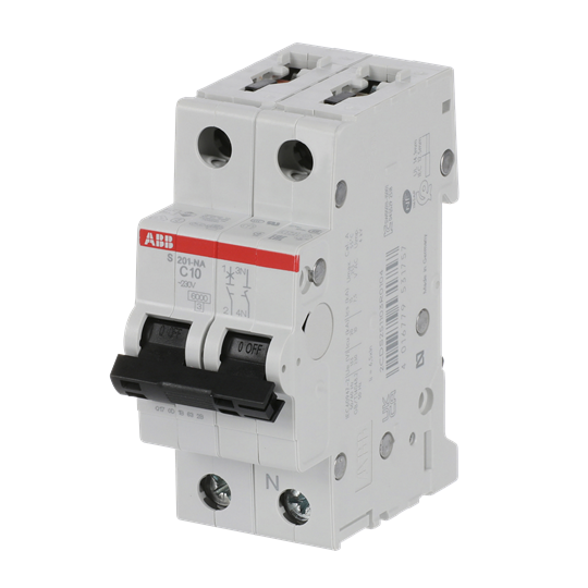 Miniature Circuit Breaker - S200 - 1P+N - 10 A - C - (AC) 6 kA – Image 3 of 3