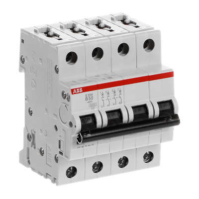 Miniature Circuit Breaker - S200 - 4P - 50 A - B - (AC) 6 kA