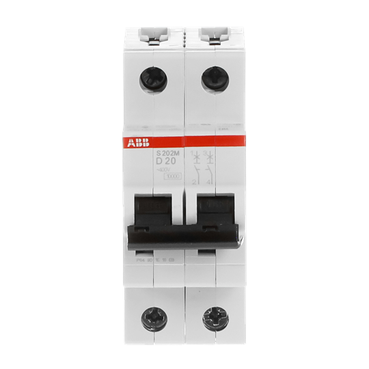 Miniature Circuit Breaker - S200M - 2P - 20 A - D - (AC) 10 kA – Image 2 of 3