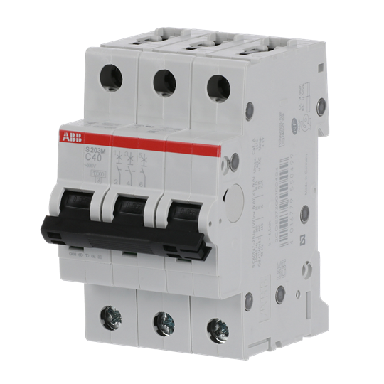 Miniature Circuit Breaker - S200M - 3P - 40 A - C - (AC) 10 kA – Image 3 of 3
