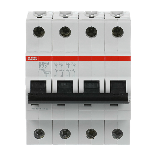 Miniature Circuit Breaker - S200M - 4P - 32 A - B - (AC) 10 kA – Image 2 of 3