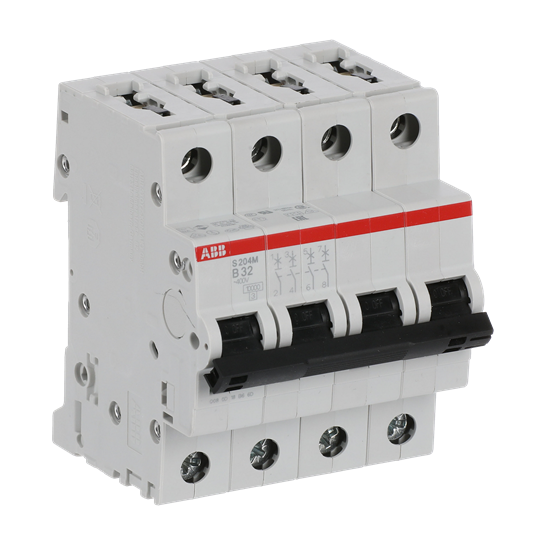 Miniature Circuit Breaker - S200M - 4P - 32 A - B - (AC) 10 kA