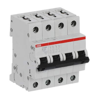 Miniature Circuit Breaker - S200M - 4P - 32 A - B - (AC) 10 kA