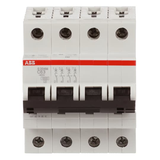 Miniature Circuit Breaker - S200M - 4P - 63 A - C - (AC) 10 kA – Image 2 of 3