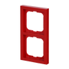 Cover frame 2-gang red - future linear