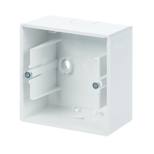Mounting Box 1 gang studio white - future linear – Görsel 3 / 3