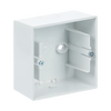 Mounting Box 1-gang studio white - future linear