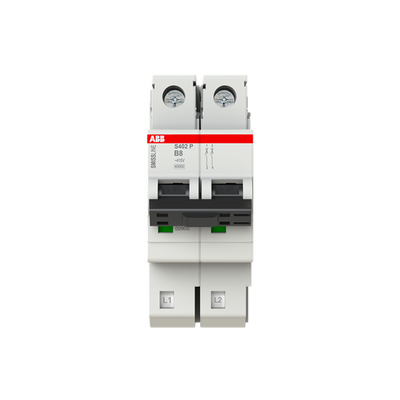 Miniature Circuit Breaker - S400 - 2P - 8 A - B