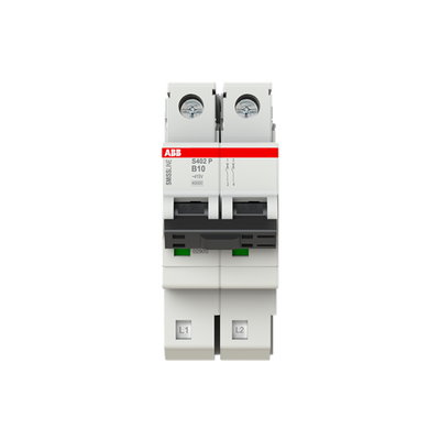 Miniature Circuit Breaker - S400 - 2P - 10 A - B