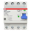 Residual Current Circuit Breaker F200 - 4P - 30 mA - 25 A - Type B
