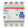 Residual Current Circuit Breaker F200 - 4P - 500 mA - 40 A - Type B