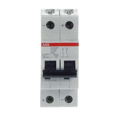 Miniature Circuit Breaker - S200MUC - 2P - 32 A - C - (AC) 10 kA