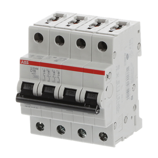 Miniature Circuit Breaker - S200M - 4P - 16 A - D - (AC) 10 kA – Image 3 of 3