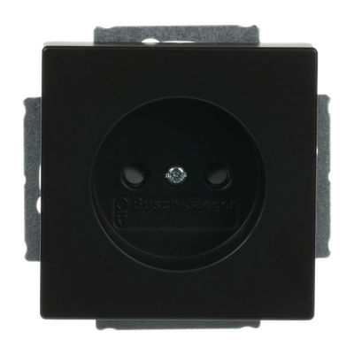 Socket Outlets Safety Shutter without claw black matt - Platform 63