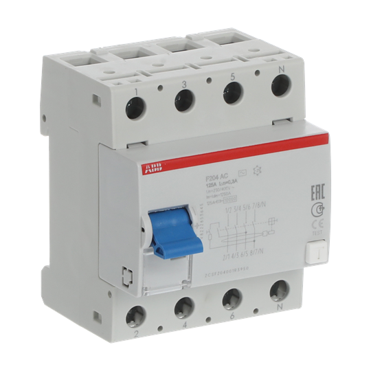 Residual Current Circuit Breaker - 4P - Type AC - 300 mA - 125 A – Görsel 2 / 3