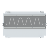 Bottom plate, Field width: 2, 27.5 mm x 512 mm x 312 mm