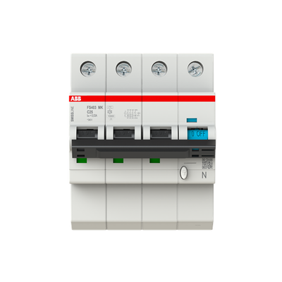 FS403MK-C25/0.03 Residual Current Circuit Breaker with Overcurrent Protection