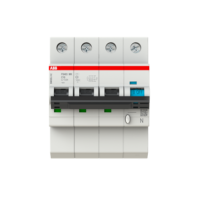 FS403MK-C10/0.3 Residual Current Circuit Breaker with Overcurrent Protection