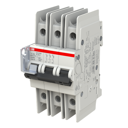 Miniature Circuit Breaker - SU200M - 3P - 20 A - K - (400 V AC) 11.2 kA – Image 3 of 3