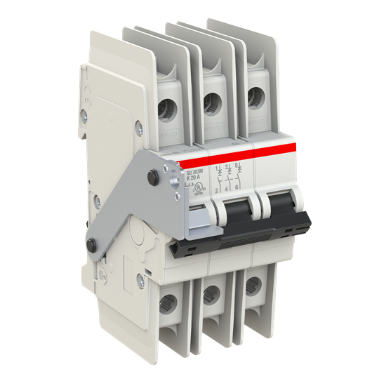 Miniature Circuit Breaker - SU200M - 3P - 20 A - K - (400 V AC) 11.2 kA