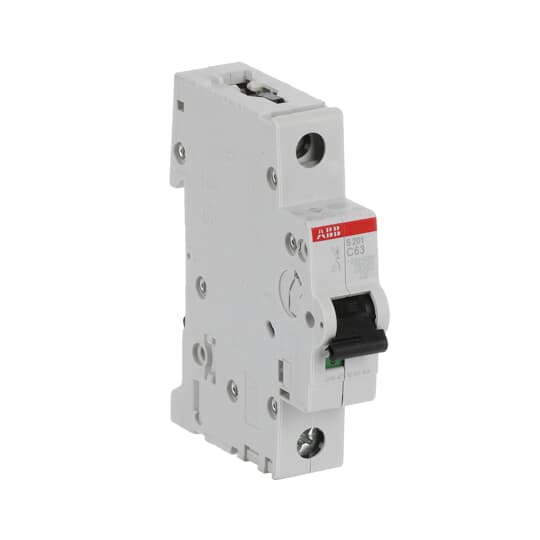 Miniature Circuit Breaker - S200 - 1P - 63 A - C - (AC) 6 kA – Image 3 of 4