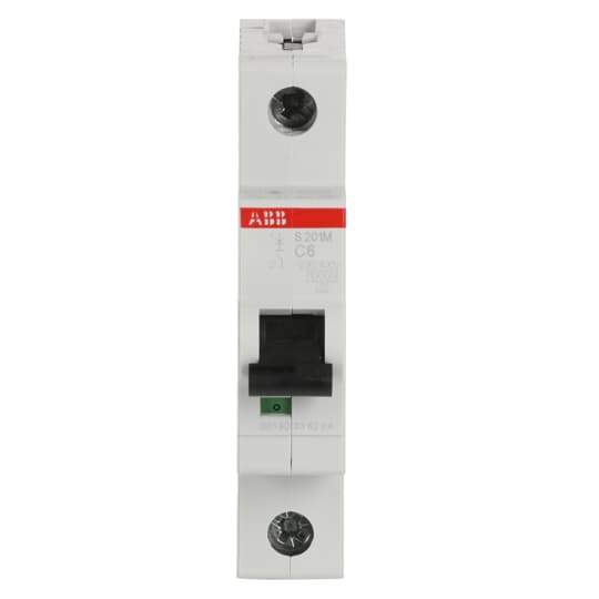 Miniature Circuit Breaker - S200M - 1P - 6 A - C - (AC) 10 kA