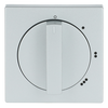 Cover plate with legend Symbol "0-1-2-3" for Level switch, Turn button aluminium silver - Platform 63