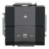 HVAC-Slave-device 4gang Twisted Pair Wiring anthracite - Platform 63