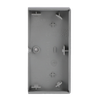 Rocker Symbol "scene" with Small Transparent Calotte 2gang stainless steel - Pure Stainless Steel