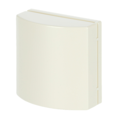 Cover plate 50x50 mm with Hinged Lid for data connection housing ivory white - Platform 63