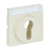 Cover plate with legend Symbol "arrows" or "0 - 1" for Venetian blind, Key ivory white - Platform 63