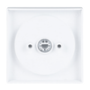 Cover plate with legend Symbol "1-2-3" for Level switch, Turn button studio white matt - Platform 63